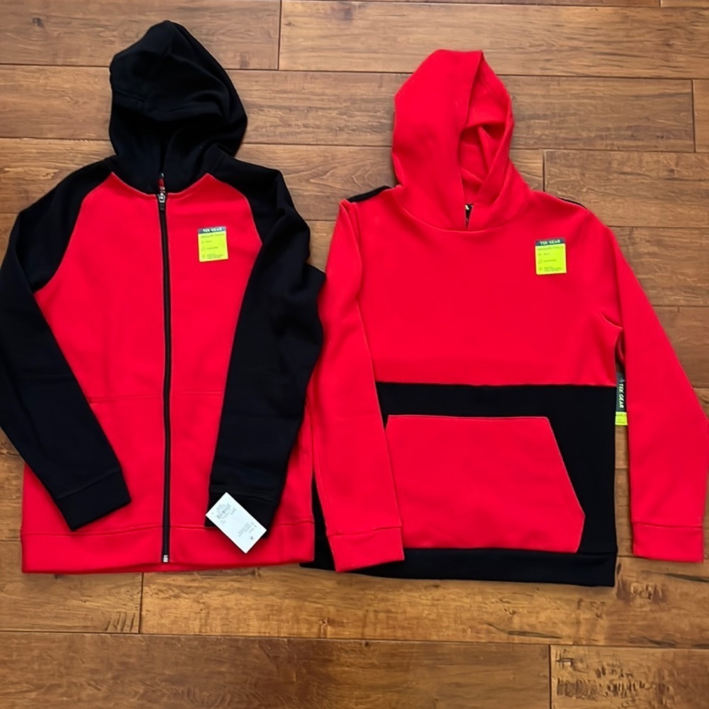 NWT Boundless zipper Jacket and Hoodie Tek Gear Ultra-soft Fleece Size L